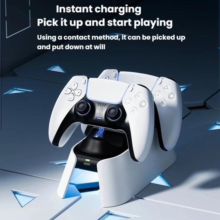 For PS5 ipega KD28 Handheld Fast Charging Dock Dual-Charging Game Controller Charger