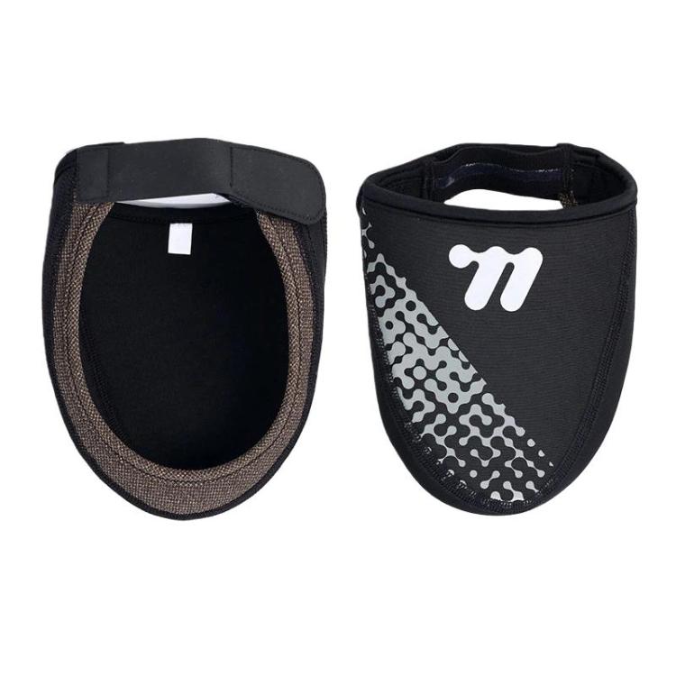 WEST BIKING Breathable Reflective Cycling Shoe Covers For Bikes Half Palm Windproof & Warm Shoe Covers, Size: L