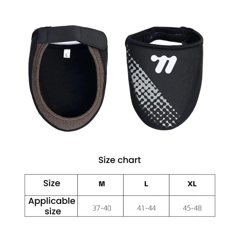 WEST BIKING Breathable Reflective Cycling Shoe Covers For Bikes Half Palm Windproof & Warm Shoe Covers, Size: XL