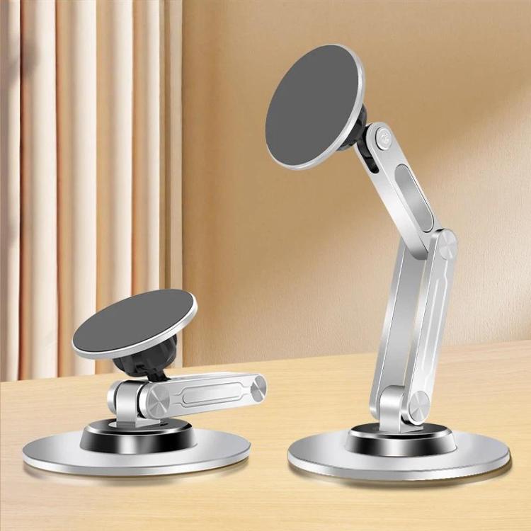 P74 Three-Axis Elevating Aluminum Alloy Magnetic 360 Degrees Rotating Folding Phone Stand