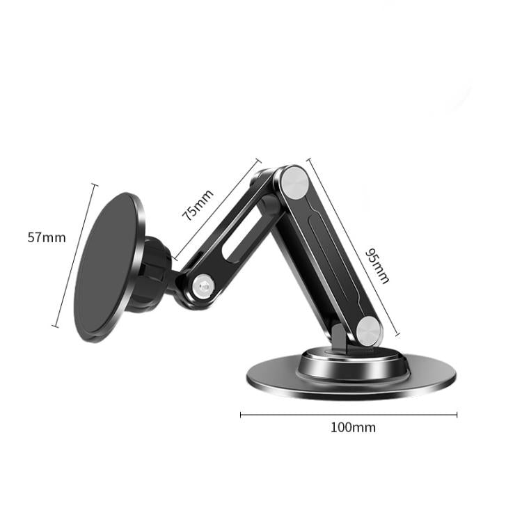 P74 Three-Axis Elevating Aluminum Alloy Magnetic 360 Degrees Rotating Folding Phone Stand