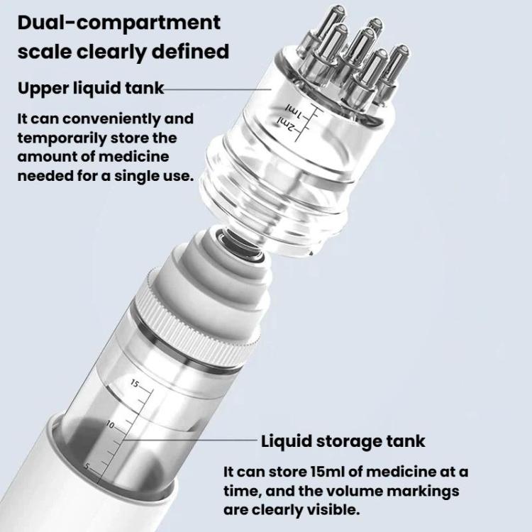 Roller Ball Scalp Medicine Applicator Quantitative Scalp Serum Applicator Comb