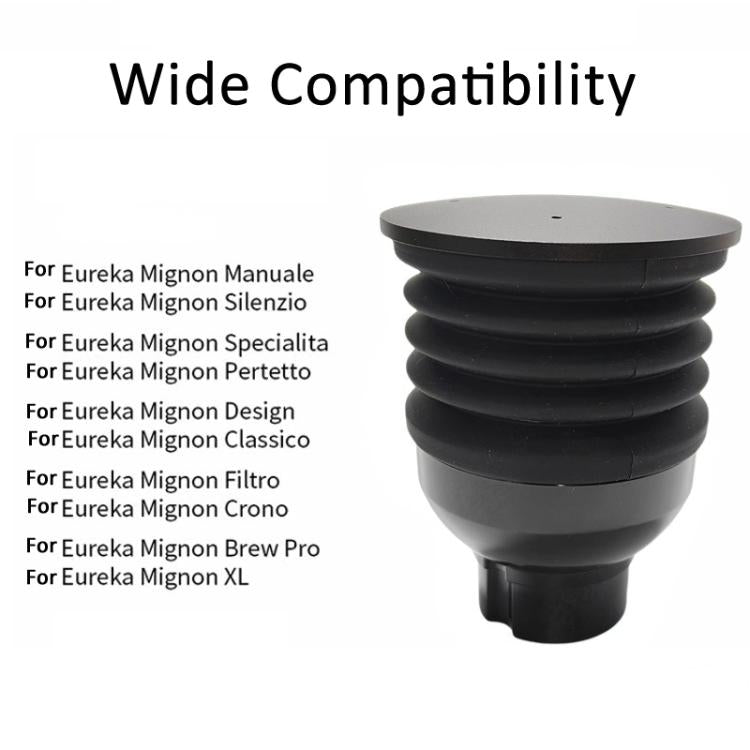 For Eureka Mignon Bean Hopper Air Blower Compatible with Manuale, Silenzio, Specialita, Perfetto Metal Lid White