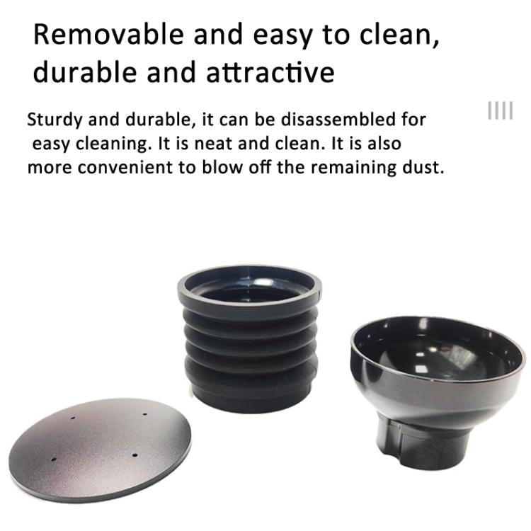 For Eureka Mignon Bean Hopper Air Blower Compatible with Manuale, Silenzio, Specialita, Perfetto Wood Lid White