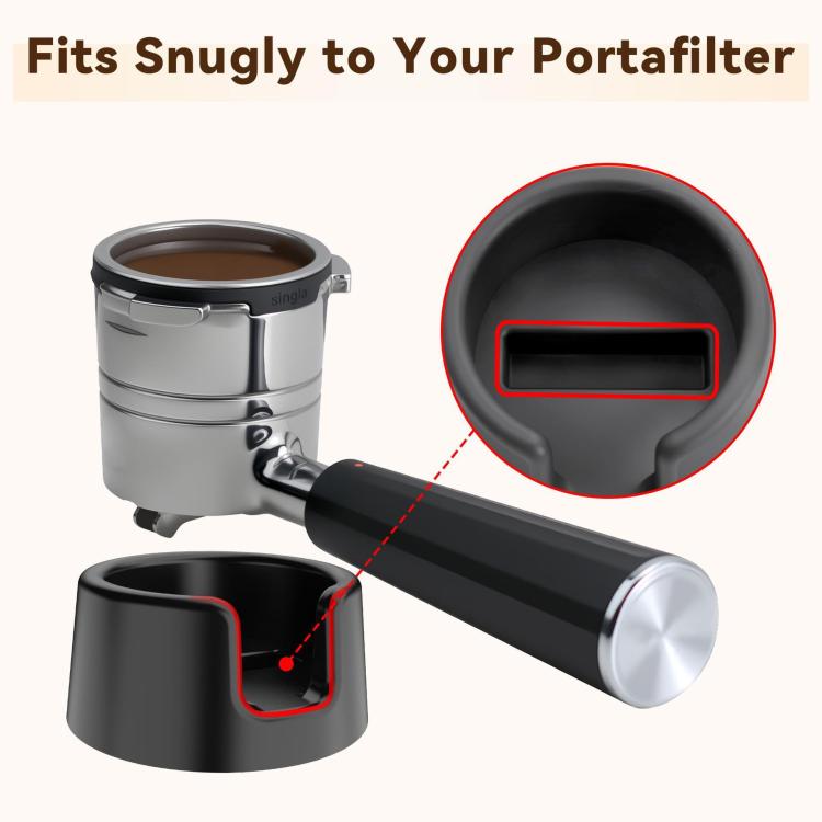 For Ninja ES601 Luxe Cafe Portafilter Tamping Base Stand Tamping Station - Black
