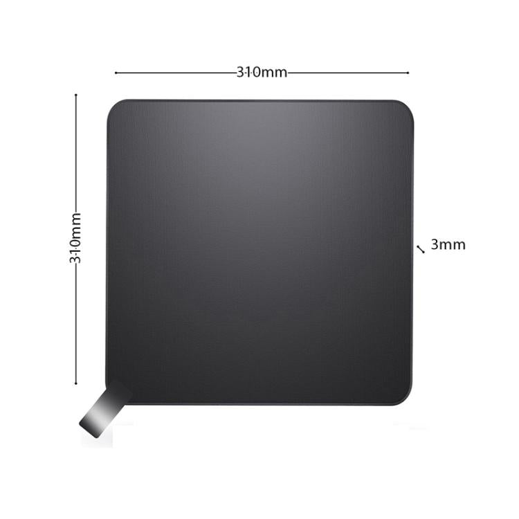 Coffee Machine Sliding Pad Absorbent Easy-Clean Design for Ninja, Breville Sage Small Espresso Machines - Black