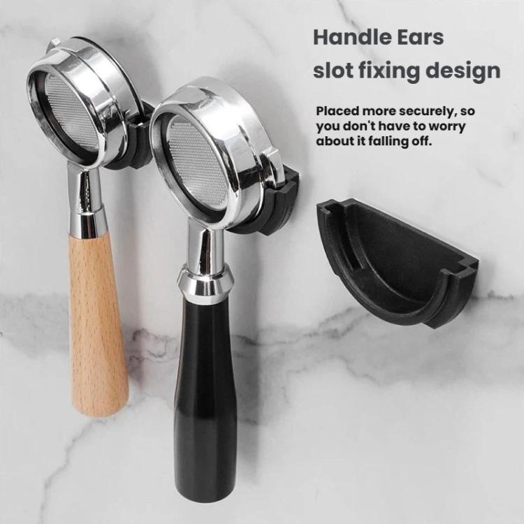 51mm Coffee Portafilter Wall Mount Holder Espresso Machine Group Handle Wall Rack