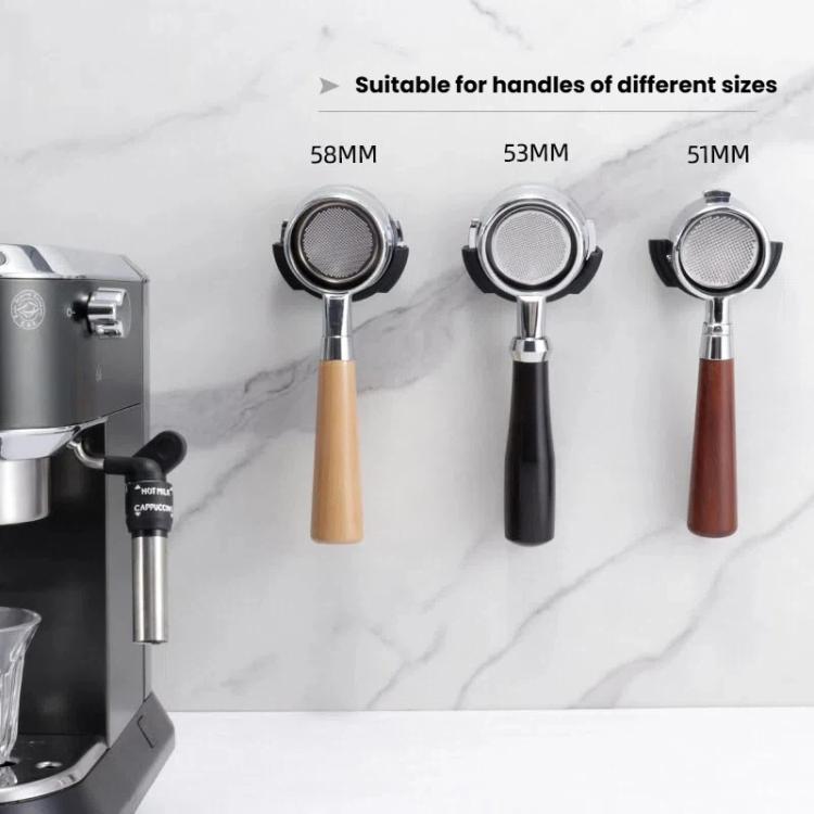 54/58mm Coffee Portafilter Wall Mount Holder Espresso Machine Group Handle Wall Rack