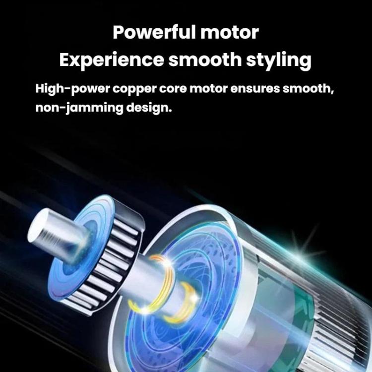 LCD Digital Display Electric Hair Clipper Transparent & Portable Hair Trimmer