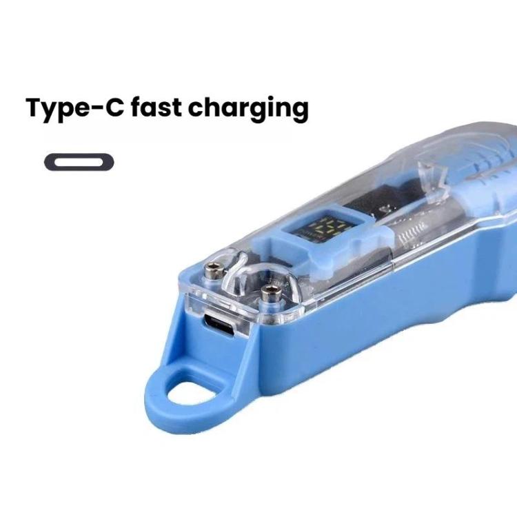 LCD Digital Display Electric Hair Clipper Transparent & Portable Hair Trimmer