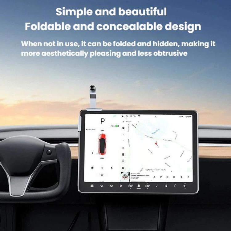 Rotatable Car Center Console Phone Holder Base, For Tesla / BYD / NIO and Other New Energy Vehicle Displays, Color: Single Base