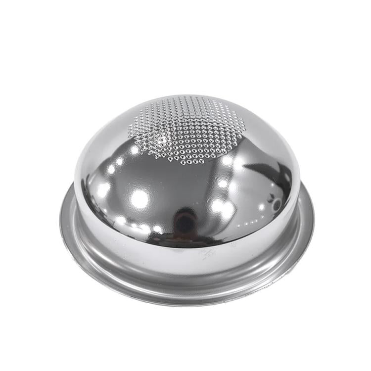 58mm Stainless Steel Spherical Bottom Precision Portafilter Basket Enhanced Espresso Extraction Filter - Natural Color