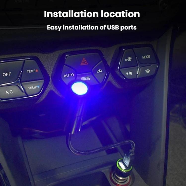 G-301 Universal Car Interior Projection Ambient Light USB High-Brightness Decorative Light, Style: I LOVE YOU Red
