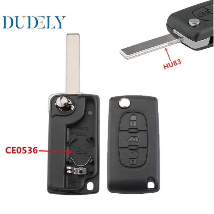 For Peugeot / Citroen Folding Car Remote Key Shell Special MPV Key