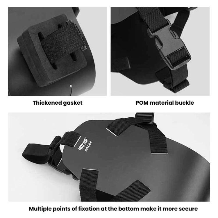 ENLEE EN-S26 Bike Quick-Release Saddle Bag Mount MTB & Road Bike Saddle Bag Holder - Black