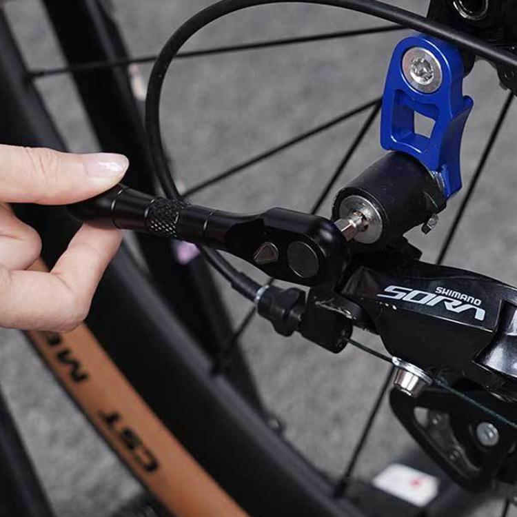 ENLEE EN59 19pcs Bike Ratchet Wrench Set Portable Multifunctional Bicycle Repair Tool Kit - Black