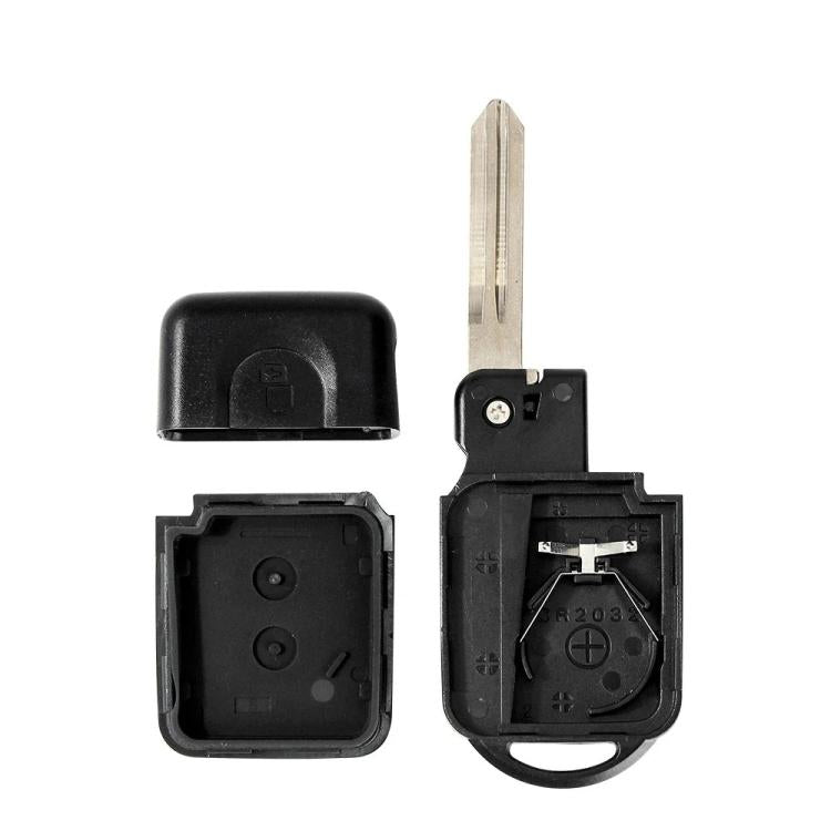 For Nissan Car Key Remote Control Shell With Key Blank - 2 Buttons