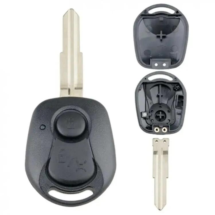 For SsangYong Flip-key Car Remote Control Case - 2 Buttons