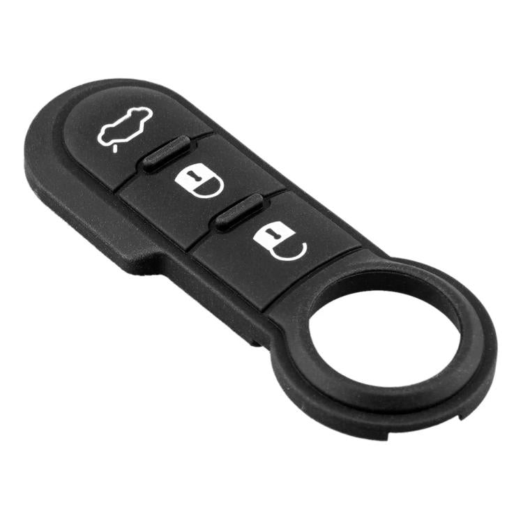 For Fiat Car Key Remote Control Replacement Button Shell - White Printing