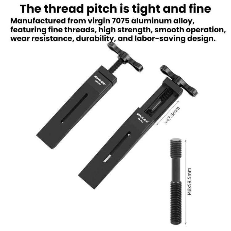 ENLEE Bike Brake Caliper Piston Reset Tool Hydraulic Disc Brake Caliper Service Tool - Black