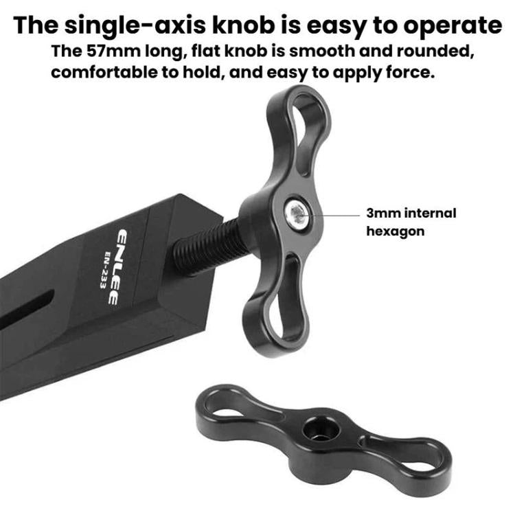 ENLEE Bike Brake Caliper Piston Reset Tool Hydraulic Disc Brake Caliper Service Tool - Black