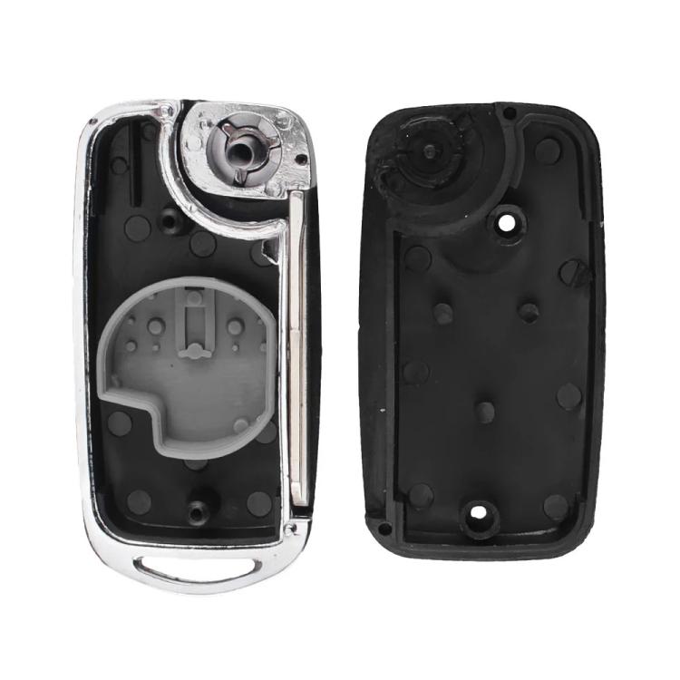 For Suzuki SX4 Straight Blade Folding Side Keyless Entry Car Key Fob Case - 2 Buttons