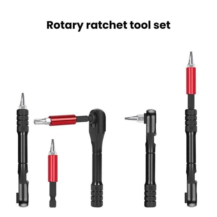 ENLEE EN56 12pcs Bike Ratchet Wrench Set Multifunctional Portable Bicycle Repair Tool Kit - Black