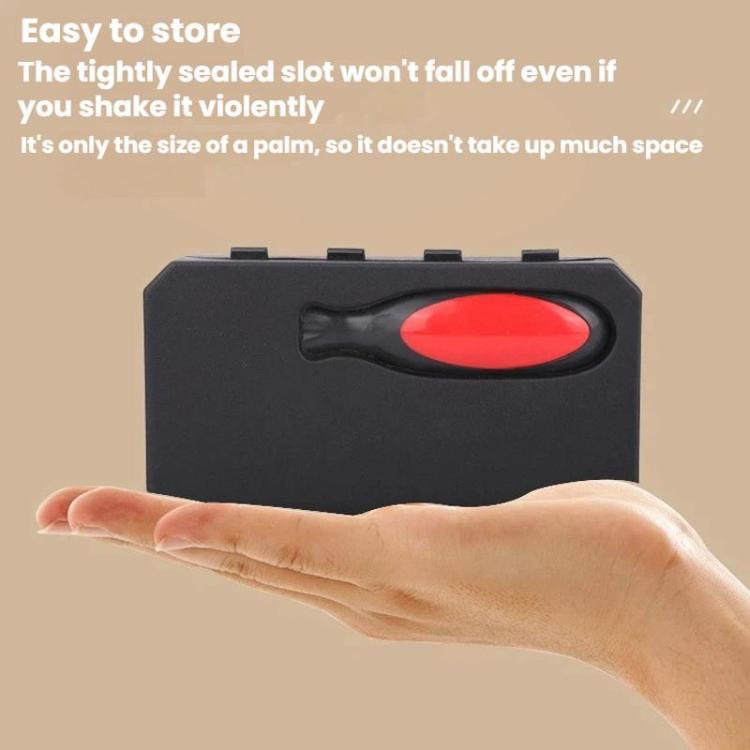 25pcs /Set Manual Screwdriver Bit Socket Combination Tool - Red Handle