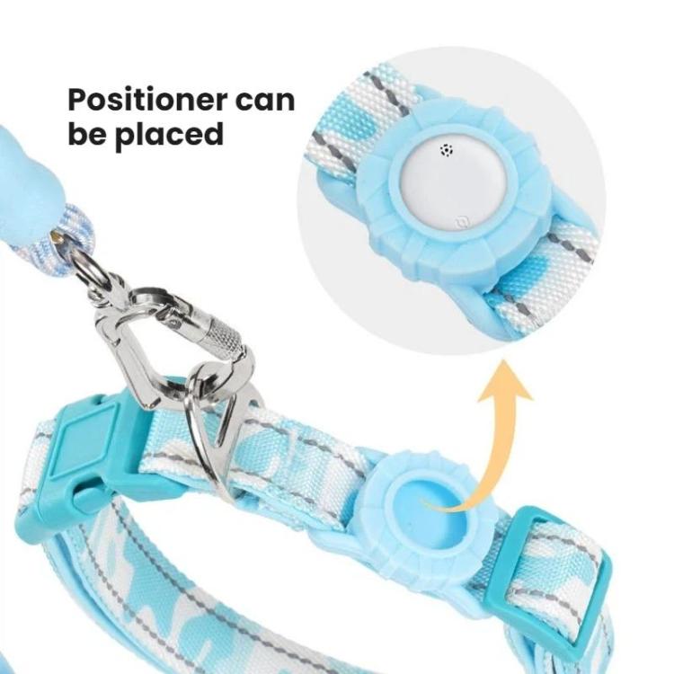 Pet Double-section P-shaped Leash Multi-functional Collar Walking Lead, Size: S