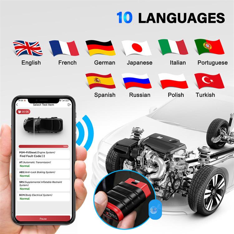 THINKCAR THINKSAFE OBD2 Full System Diagnostic Tool Oil Maintenance Electronic Parking Brake Reset