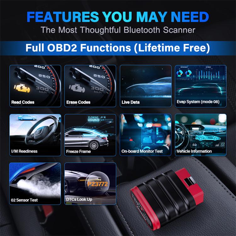 THINKCAR THINKSAFE OBD2 Full System Diagnostic Tool Oil Maintenance Electronic Parking Brake Reset