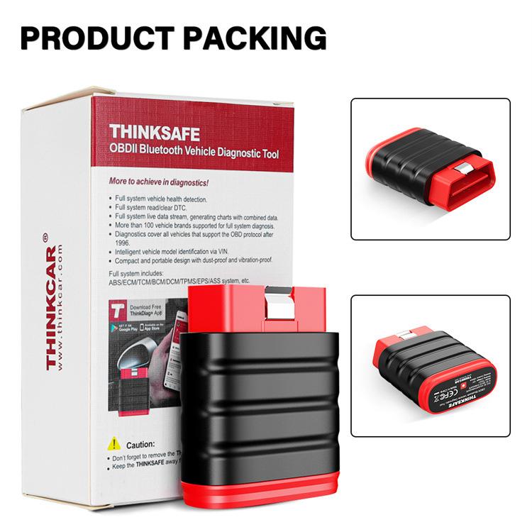 THINKCAR THINKSAFE OBD2 Full System Diagnostic Tool Oil Maintenance Electronic Parking Brake Reset