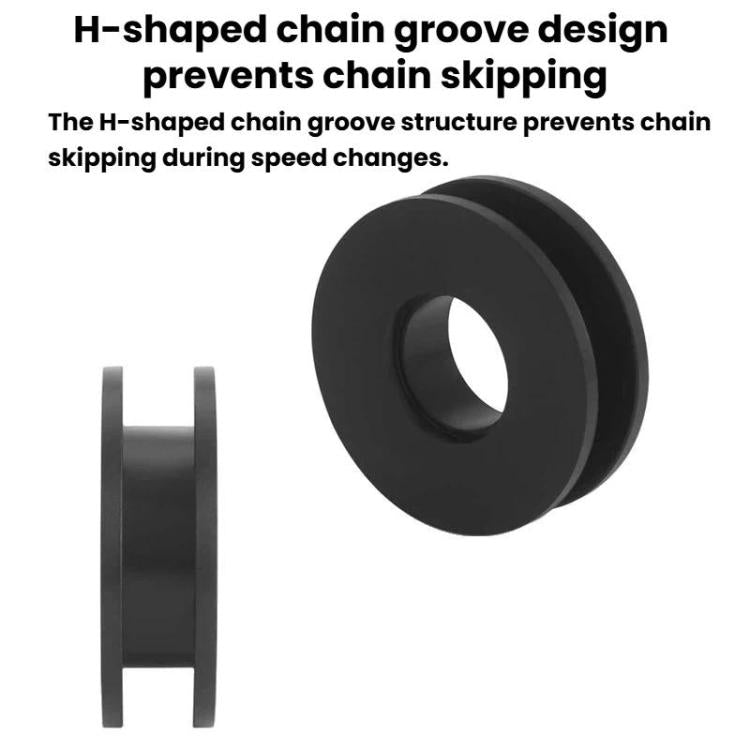 ENLEE EN-237 Bike Chain Keeper Universal Chain Holder For Quick-Release & Thru-Axle - Black