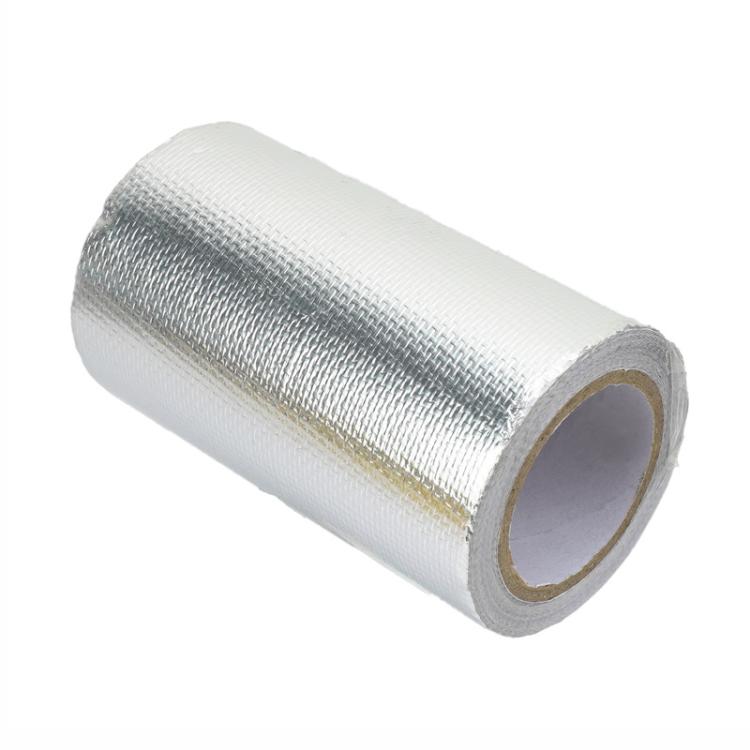 Auto Engine Intake Manifold Turbocharger Heat Insulation Aluminum Foil Tape, Spec: 10x500cm Silver