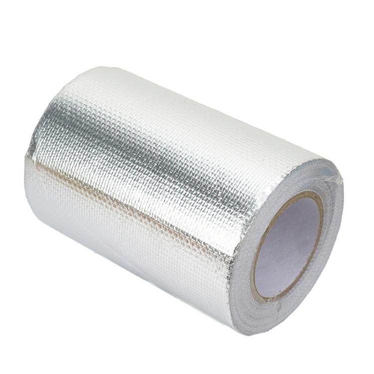 Auto Engine Intake Manifold Turbocharger Heat Insulation Aluminum Foil Tape, Spec: 10x1000cm Silver