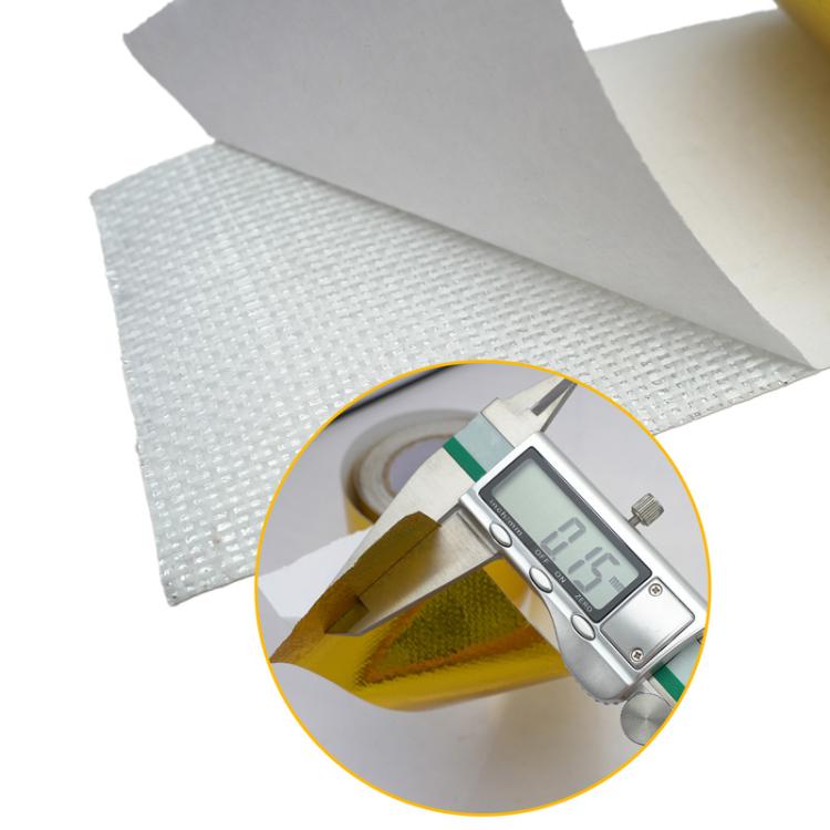 Auto Engine Intake Manifold Turbocharger Heat Insulation Aluminum Foil Tape, Spec: 10x1000cm Silver