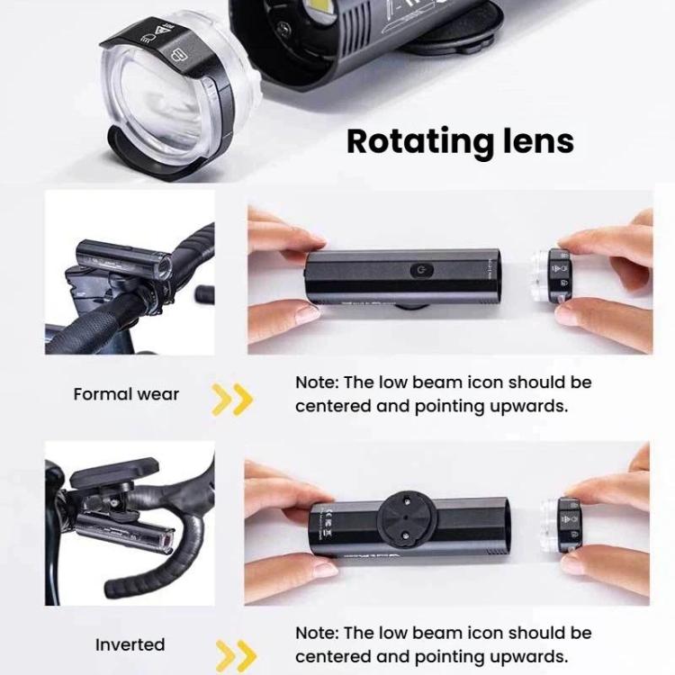 ENLEE EN-12 Outdoor Waterproof High-Brightness Bike Headlight Portable MTB Night Riding Light, Spec: 900LM