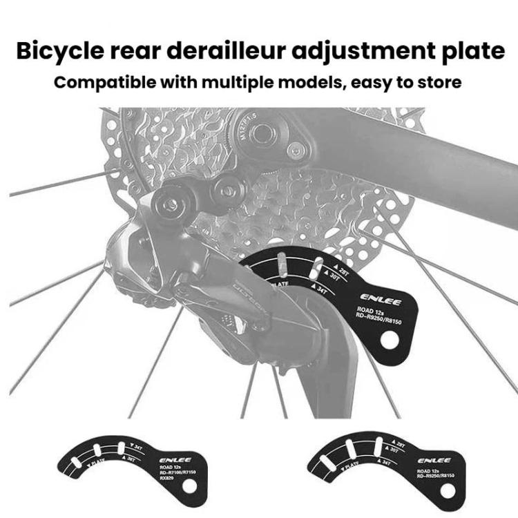 ENLEE E-GJ001 Bike Rear Derailleur Adjustment Plate GG Adjustment Gauge, Style: A