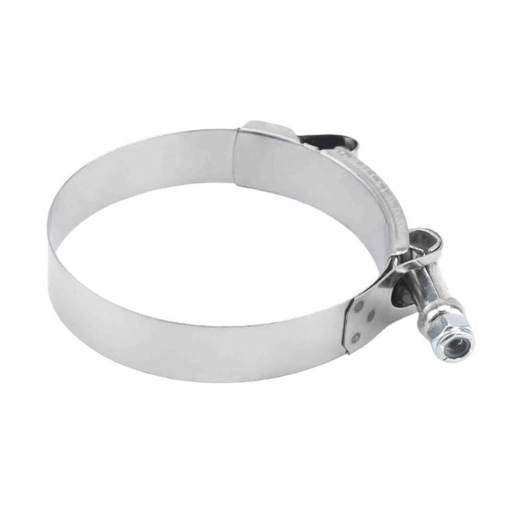 4 inch 102-112mm Automotive Motorcycle Muffler Exhaust Pipe Clamp Stainless Steel T-Type Heavy-Duty Clamp