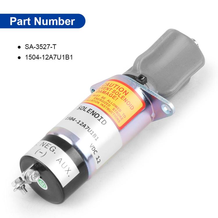 For Woodward Solenoid Valve 12V Engine Shutdown Valve SA-3527-T 1504-12A7U1B1