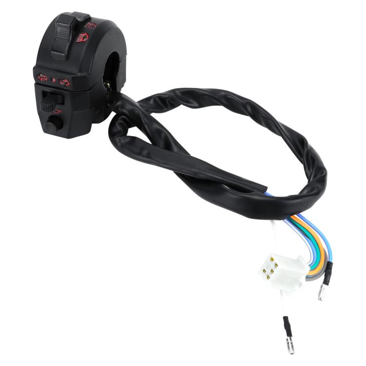 Motorcycle/ATV Turn Signal Kit With Wiring Harness Relay Indicator Lights And Horn Set