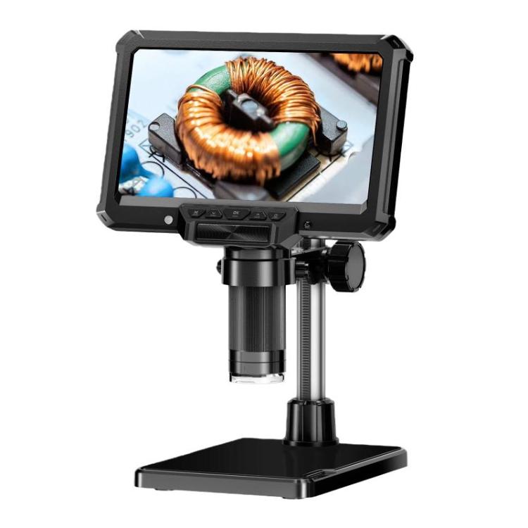 MK7 7 Inch Rotatable HD Display Digital Industrial Microscope Repair & Inspection Tool, Spec: Without Light