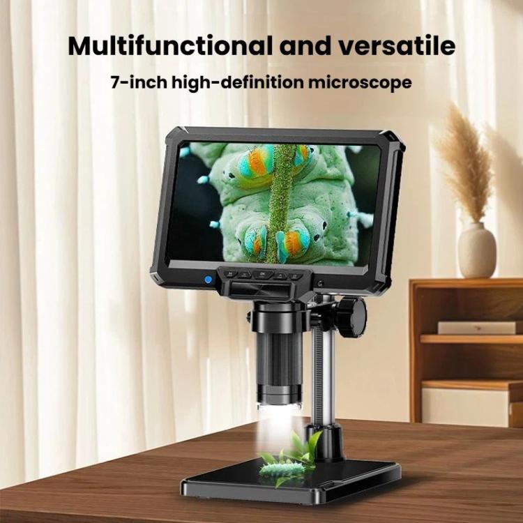 MK7 7 Inch Rotatable HD Display Digital Industrial Microscope Repair & Inspection Tool, Spec: Without Light
