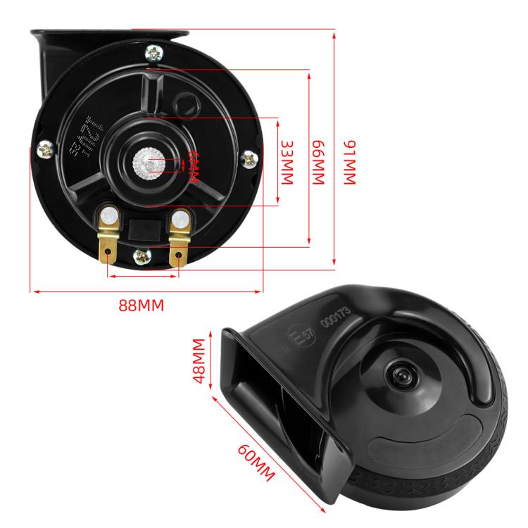 ATV LED Turn Signal Relay Kit, Specification: 4 LED Lights+Square Horn