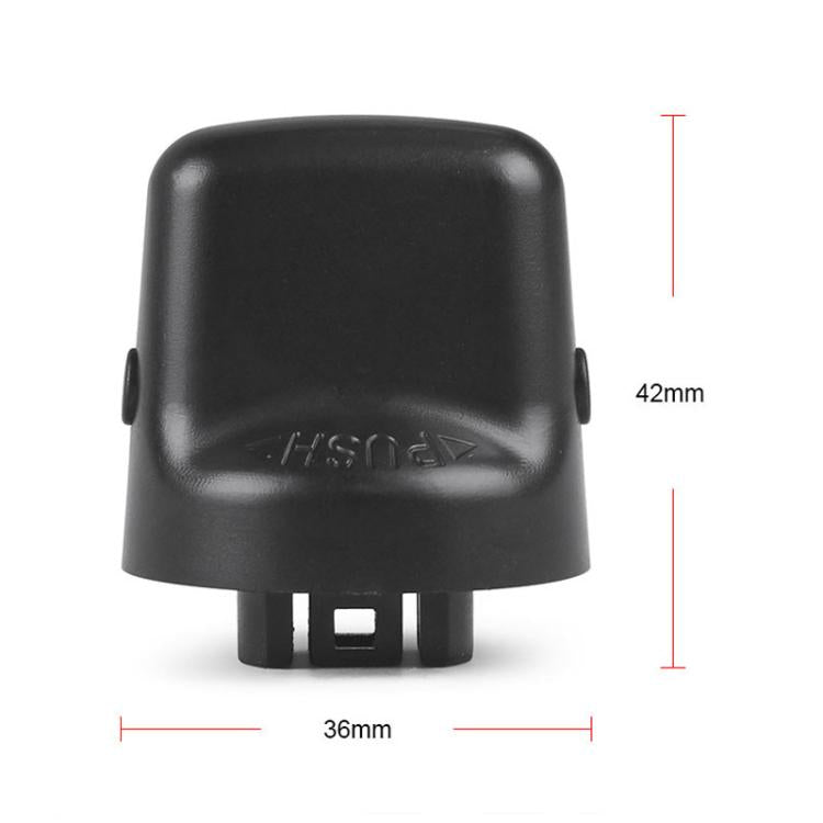 D461-66-141A-02 D6Y1-76-142 Keyless Ignition Start Switch Knob Cover And Insert, For Mitsubishi Lancer 2008-2017 / Outlander 2007-2013 - Black