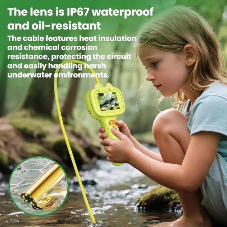G21 IP67 Waterproof Portable Endoscope 2.4 Inch Screen Student Magnifying Glass For Nature Exploration