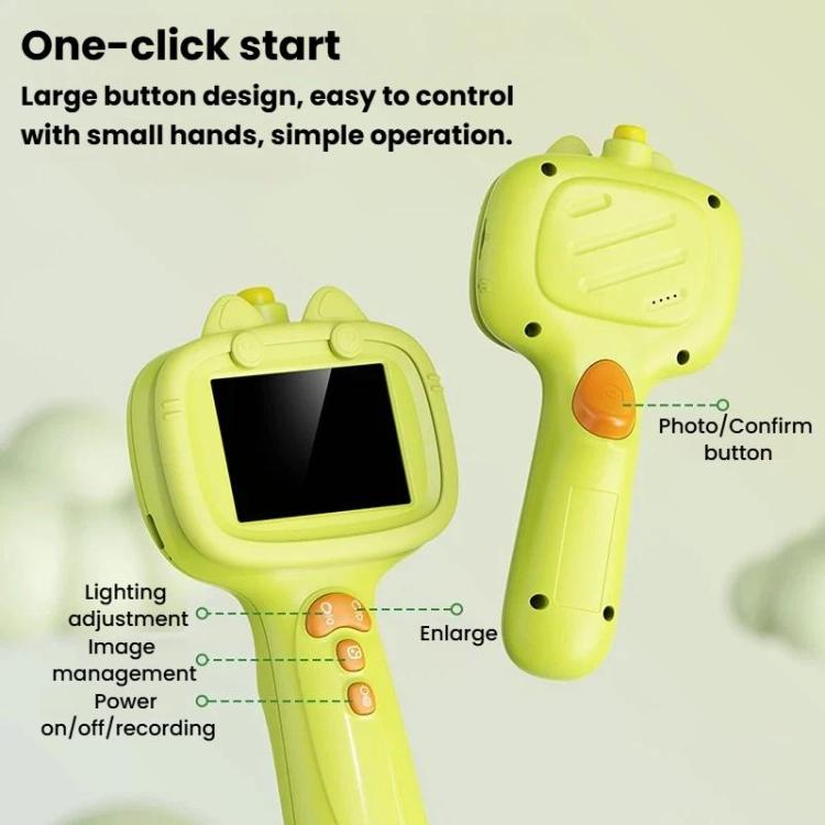 G21 IP67 Waterproof Portable Endoscope 2.4 Inch Screen Student Magnifying Glass For Nature Exploration