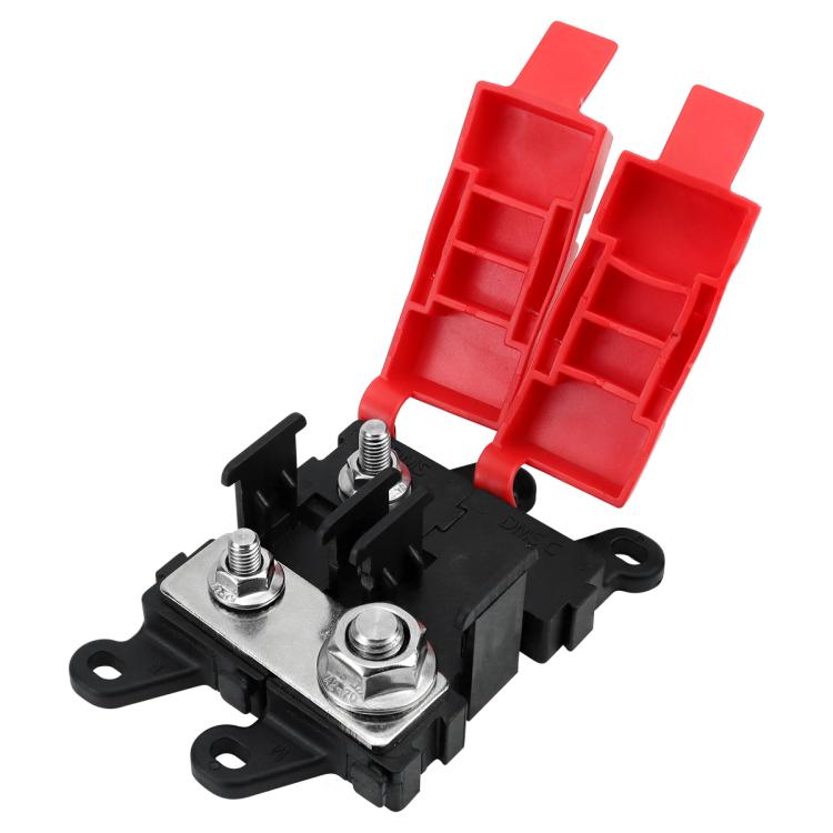 200A Automotive Modification Multi-Output Fork-Type Fuse Holder, Specification: 1 Input 1 Output