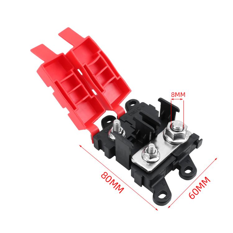 200A Automotive Modification Multi-Output Fork-Type Fuse Holder, Specification: 1 Input 1 Output