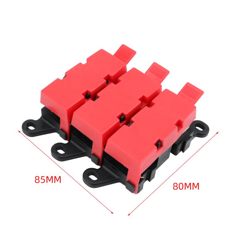200A Automotive Modification Multi-Output Fork-Type Fuse Holder, Specification: 1 Input 2 Outputs